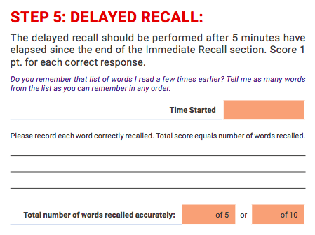 delayed-recall