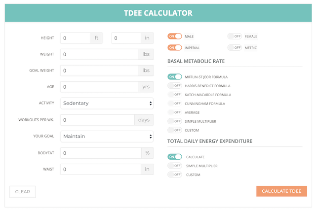 tdee-calculator